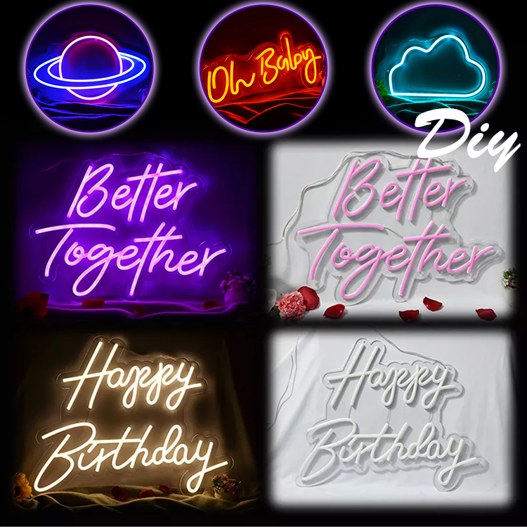 Happy Oner LED Neon Signs